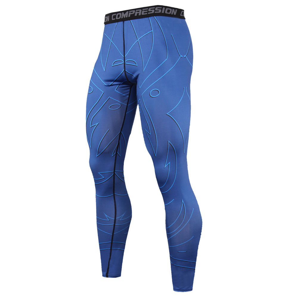 Men's Running Leggings Sportswear Quick Dry Gym Fitness Tights Workout Training Jogging Sports Trousers Compression Sport Pants