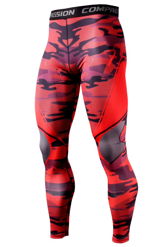 Men's Running Leggings Sportswear Quick Dry Gym Fitness Tights Workout Training Jogging Sports Trousers Compression Sport Pants