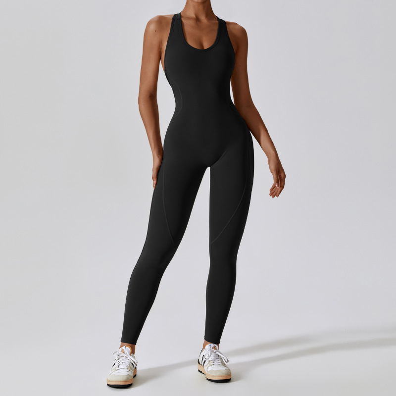 NCLAGEN GYM Romper Backless Set Fitness Bodysuit Siamese Sportswear Women Jumpsuit Buttery-Soft One-piece Playsuit Yoga Suit