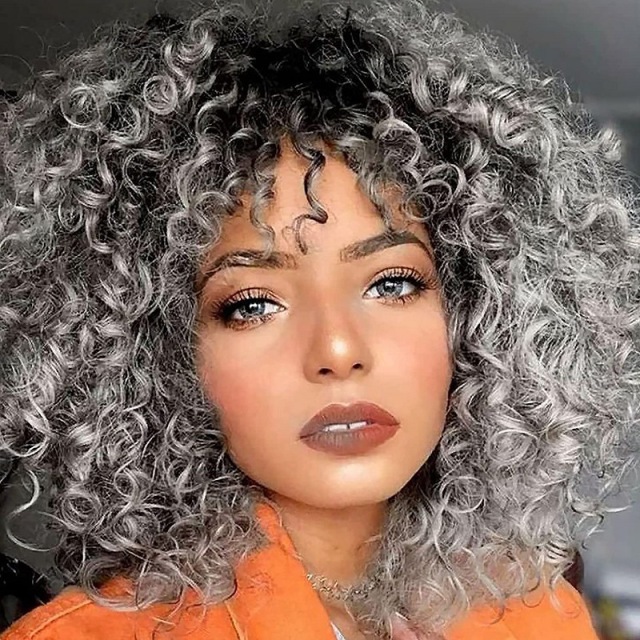 Bella Afro Kinky Curly Synthetic Hair 6 Bundles With 1Closure 7pcs/Lot Ombre Color 16-20 inch Kinky Curly Bundles Hair Extension
