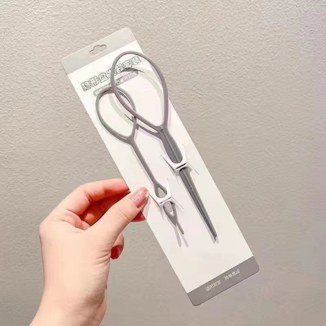 4pcs Hair Tail Tools Set with French Braid Tool Loop Rat Tail Comb Pin Braiding