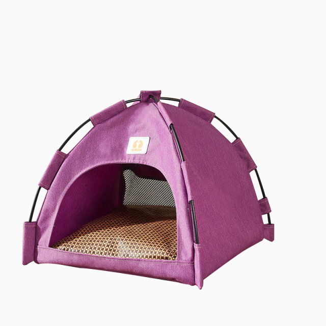 Pet Tent Bed Cats House Supplies Products Accessories Warm Cushions Furniture Sofa Basket Beds Winter Clamshell Kitten Tents Cat