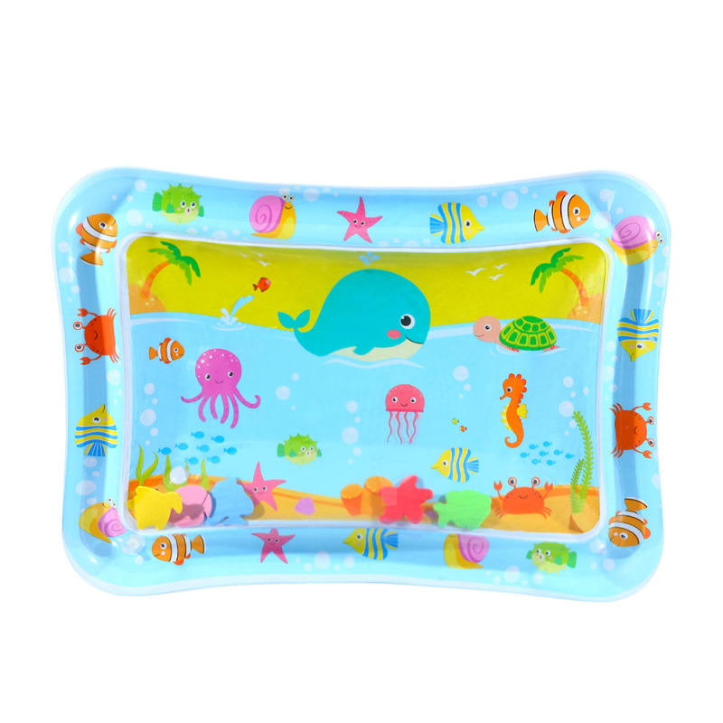 Baby Water Play Mat Inflatable Cushion PVC Infant Tummy Time Toddler Water Pad For Kids Early Education Developing Activity Toys
