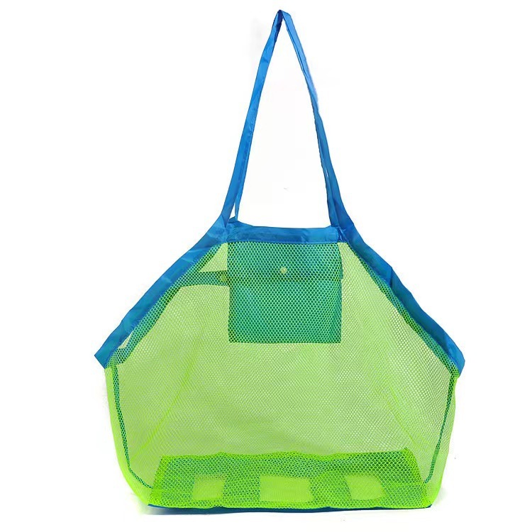 Children Sand Away Protable Mesh Bag Kids Bath Toys Storage Bags Swimming Large Beach Bag for Towels Women Cosmetic Makeup Bag