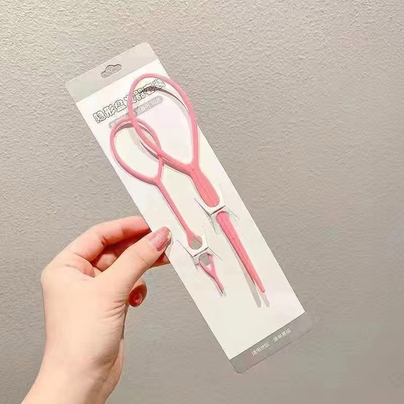 4pcs Hair Tail Tools Set with French Braid Tool Loop Rat Tail Comb Pin Braiding