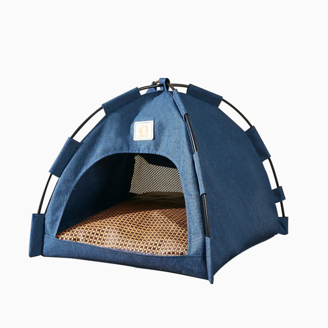 Pet Tent Bed Cats House Supplies Products Accessories Warm Cushions Furniture Sofa Basket Beds Winter Clamshell Kitten Tents Cat