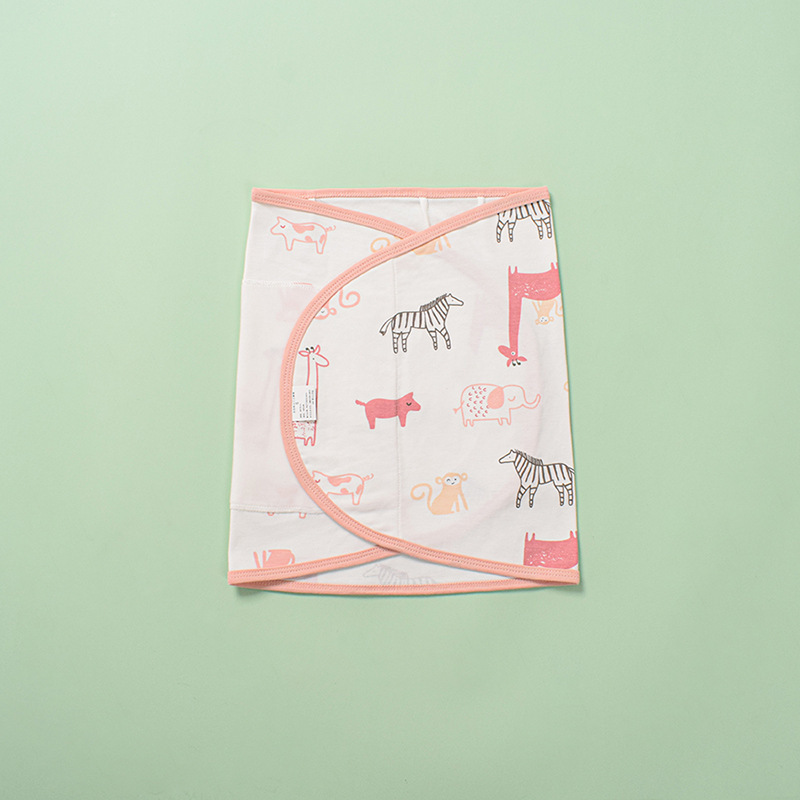 Baby Swaddle Blanket 0-6 Months Strap Protect Belly Baby Sleeping Blanket Wrap for New Born Thin-style for Summer