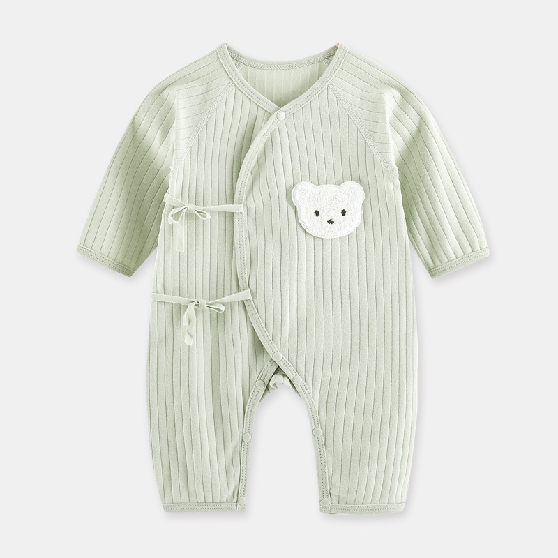Cartoon Bear Baby Romper Spring Summer Long Sleeve Clothes Soft Pure Cotton Newborn Bodysuit Infant Jumpsuit One Piece Outfits