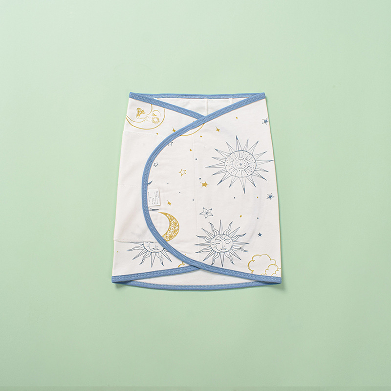 Baby Swaddle Blanket 0-6 Months Strap Protect Belly Baby Sleeping Blanket Wrap for New Born Thin-style for Summer