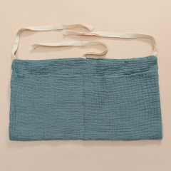 Baby Bed Hanging Storage Bags Cotton Newborn Crib Organizer Toy Diaper Pocket for Crib Bedding Set Accessories Nappy Store Bags