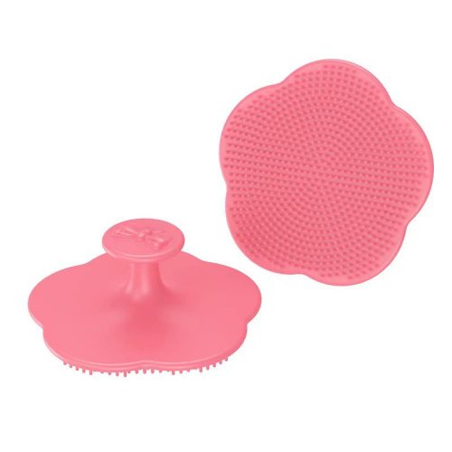 1Pc Baby Bath Brush Cute Infant Fetal Head Fat Cleaning Silicone Brush Newborn Soft Hair Comb Head Massager Baby Care Accessorie