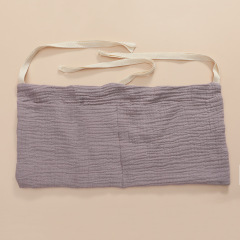 Baby Bed Hanging Storage Bags Cotton Newborn Crib Organizer Toy Diaper Pocket for Crib Bedding Set Accessories Nappy Store Bags