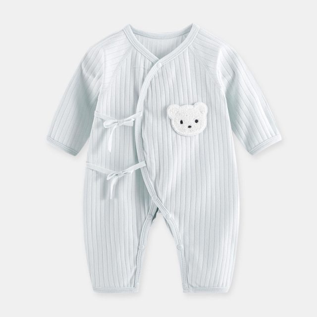 Cartoon Bear Baby Romper Spring Summer Long Sleeve Clothes Soft Pure Cotton Newborn Bodysuit Infant Jumpsuit One Piece Outfits