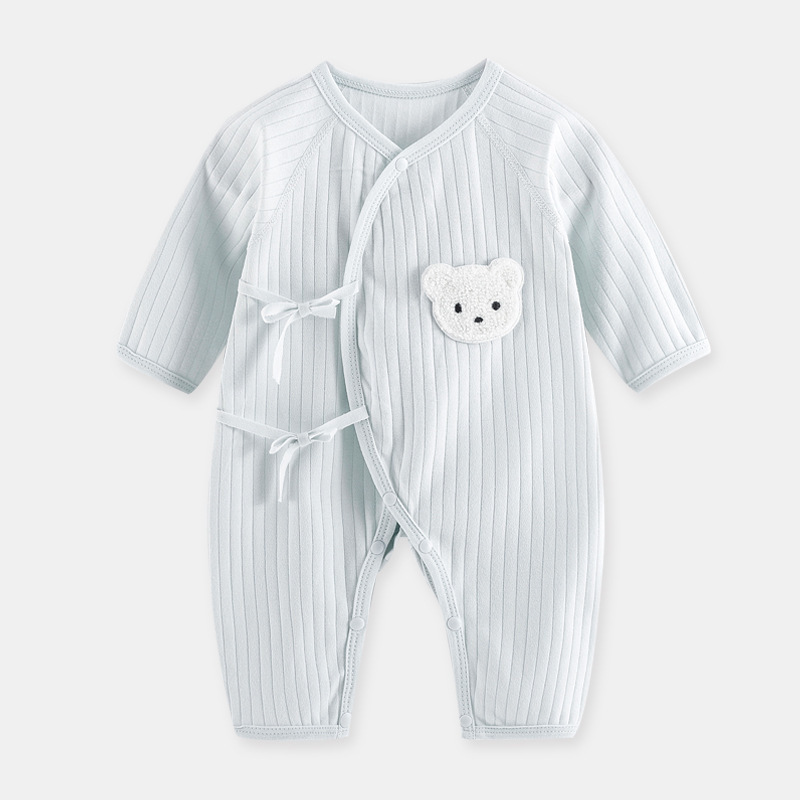 Cartoon Bear Baby Romper Spring Summer Long Sleeve Clothes Soft Pure Cotton Newborn Bodysuit Infant Jumpsuit One Piece Outfits
