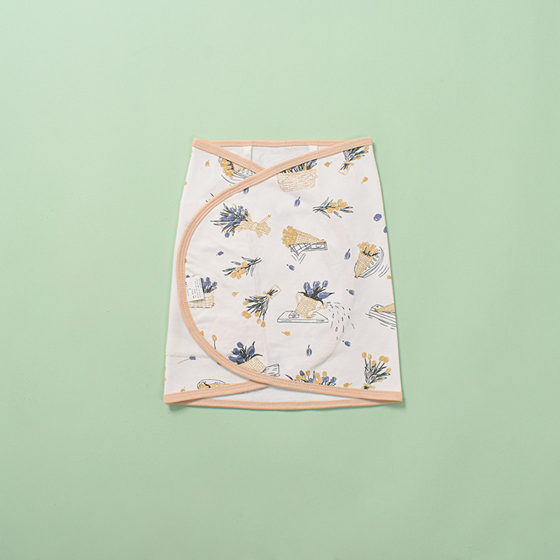 Baby Swaddle Blanket 0-6 Months Strap Protect Belly Baby Sleeping Blanket Wrap for New Born Thin-style for Summer