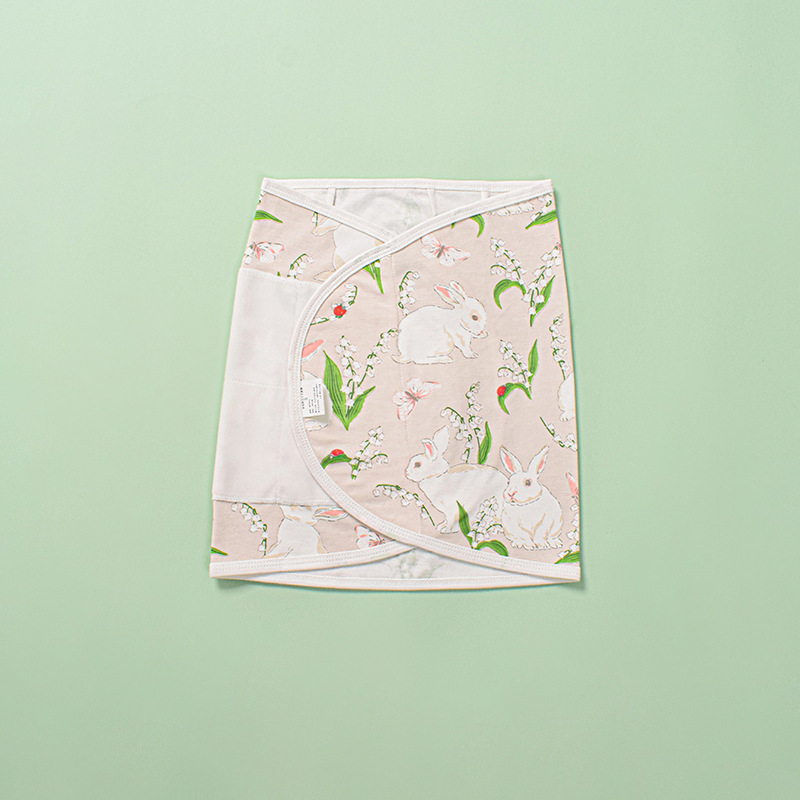 Baby Swaddle Blanket 0-6 Months Strap Protect Belly Baby Sleeping Blanket Wrap for New Born Thin-style for Summer