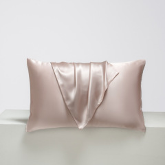 JuwenSilk silky stain pillowcase silky pillowcase natural silk pillowcase mulberry silk pillow case standard queen k