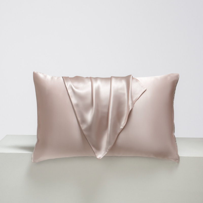 JuwenSilk silky stain pillowcase silky pillowcase natural silk pillowcase mulberry silk pillow case standard queen k