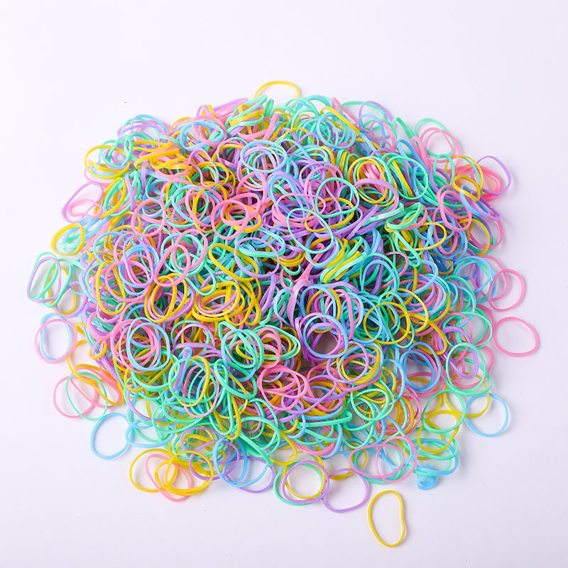 2024 200Pcs New Loom Rubber Bands Bracelets For Kids Hair Rubber Loom Bands Make Woven Colorful Necklace DIY Toys Christmas Gift