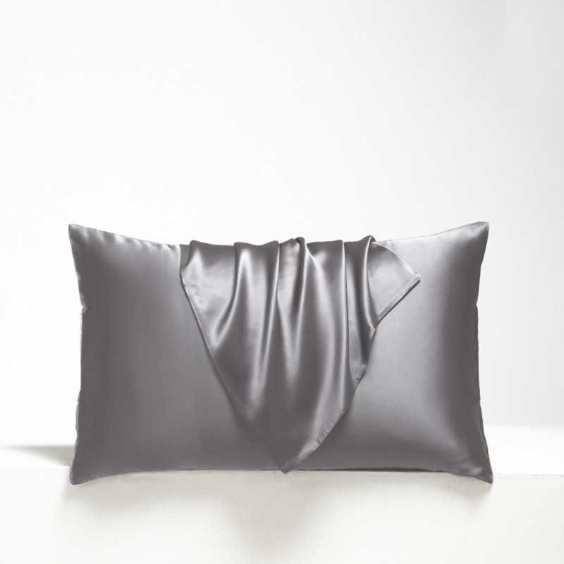 JuwenSilk silky stain pillowcase silky pillowcase natural silk pillowcase mulberry silk pillow case standard queen k