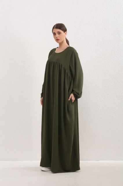 Spirng Autumn Full Sleeve Casual Plus Size Dress Women Loose Maxi Dresses Female Oversize Long Dresses Vestidoes Fit 120KG