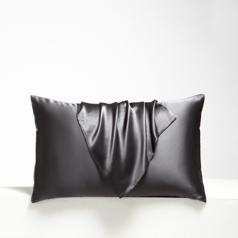 JuwenSilk silky stain pillowcase silky pillowcase natural silk pillowcase mulberry silk pillow case standard queen k
