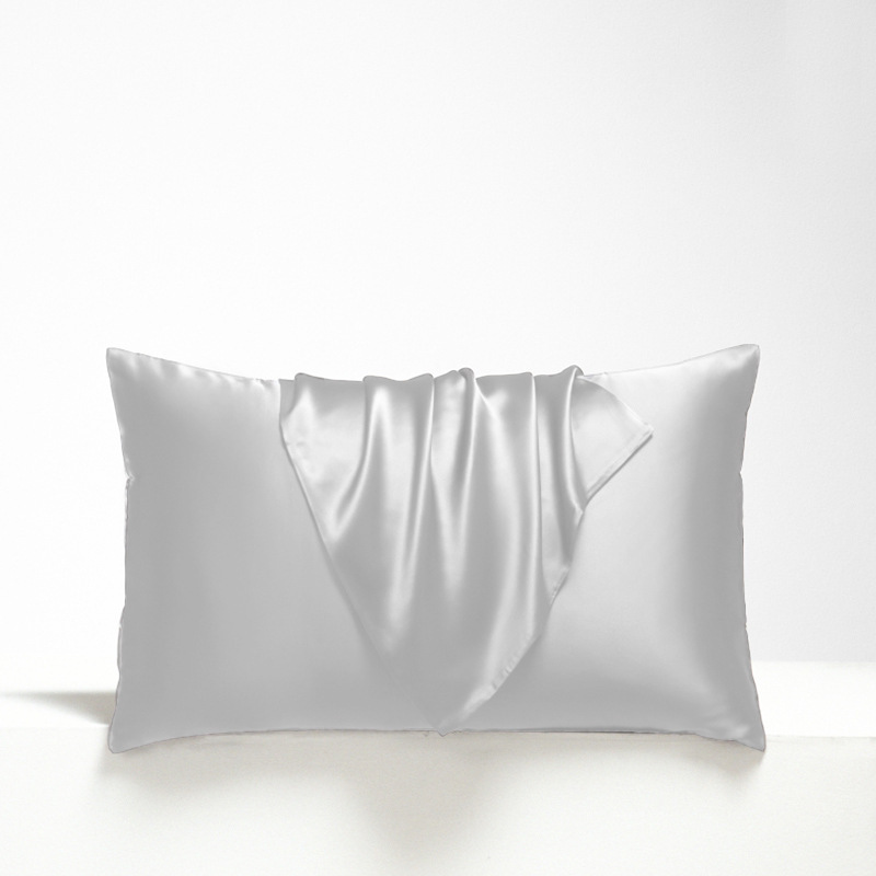 JuwenSilk silky stain pillowcase silky pillowcase natural silk pillowcase mulberry silk pillow case standard queen k