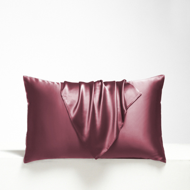 JuwenSilk silky stain pillowcase silky pillowcase natural silk pillowcase mulberry silk pillow case standard queen k
