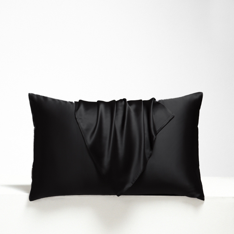 JuwenSilk silky stain pillowcase silky pillowcase natural silk pillowcase mulberry silk pillow case standard queen k