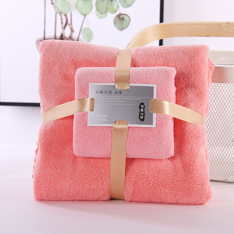 24 Styles Coral Fleece Absorbent Hair Swimming Face Hand Bath Towel Sets Microfibre Towels Bathroom Towels Microfiber Towel Set