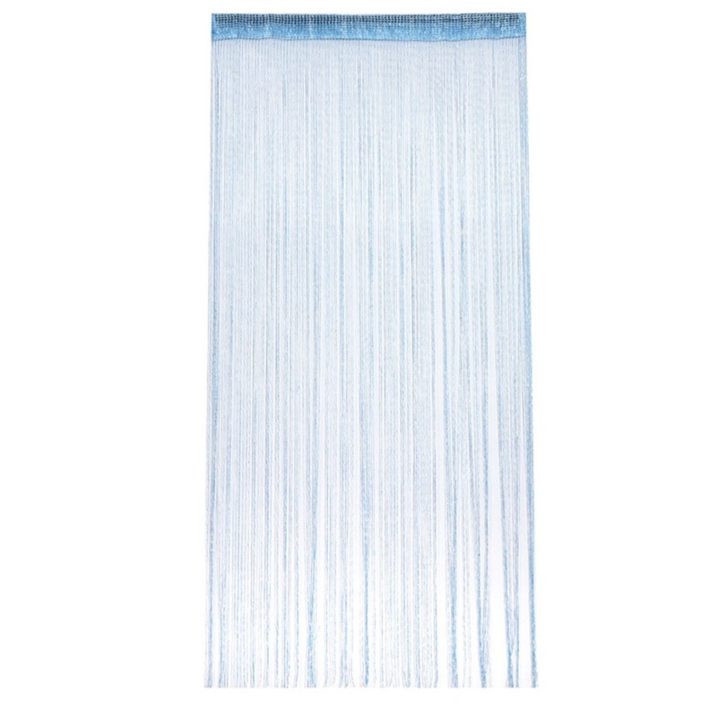 Glitter Door String Curtain Silver Ribbon Shiny Tassel Flash Line Curtain Valance for Window Room Home Decoration