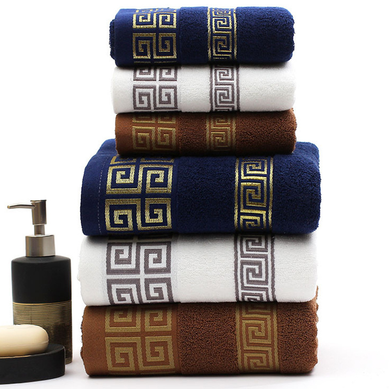 Household Gift Cotton Towel Soft Quick Absorbent Bath Towel Adult Comfort Face Towel