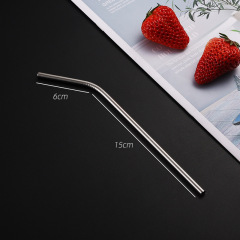 Rainbow Color Reusable Metal Straws Set with Cleaner Brush 304 Stainless Steel Drinking Straw Milk Drinkware Bar Party Accessory