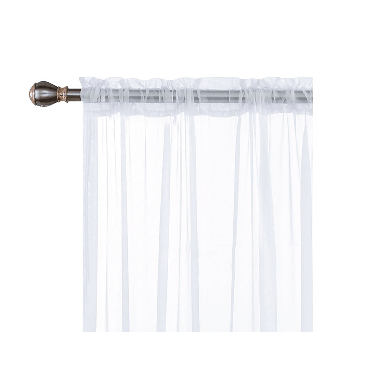 Shading Solid White Sheer Curtains for Living Room Decoration Window Curtains for Kitchen Modern Tulle Voile Organza Curtains