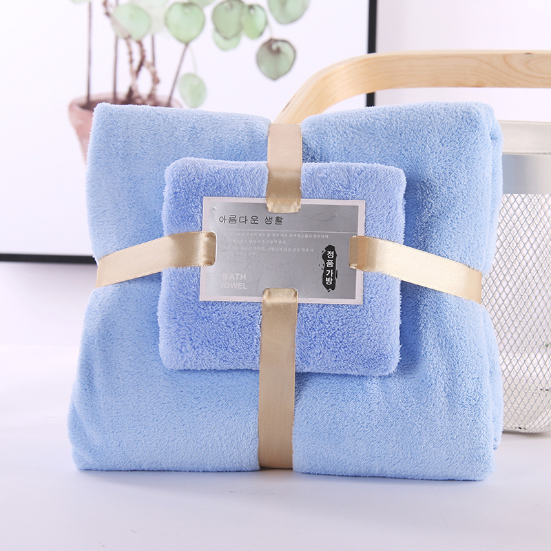 24 Styles Coral Fleece Absorbent Hair Swimming Face Hand Bath Towel Sets Microfibre Towels Bathroom Towels Microfiber Towel Set