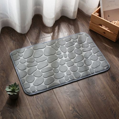 Mat Non-slip Carpets Cobblestone Embossed Bathroom Bath In Wash Basin Bathtub Side Floor Rug Shower Room Doormat Memory Foam