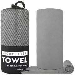 Gray cylinder bag