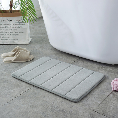 12 Colors Home Bath Mat Super Absorbent Bathroom Carpets Rugs Soft Memory Foam Floor Bedroom Toilet Floor Shower Rug Decor