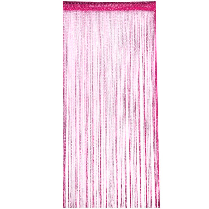 Glitter Door String Curtain Silver Ribbon Shiny Tassel Flash Line Curtain Valance for Window Room Home Decoration