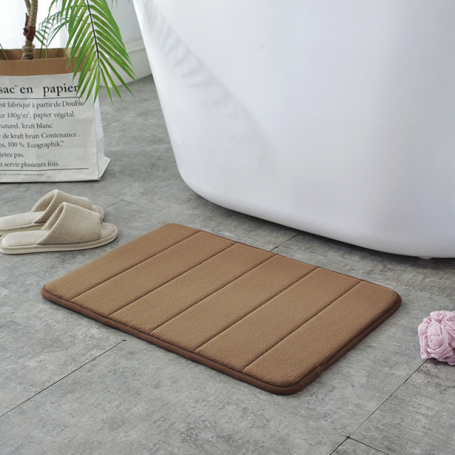 12 Colors Home Bath Mat Super Absorbent Bathroom Carpets Rugs Soft Memory Foam Floor Bedroom Toilet Floor Shower Rug Decor