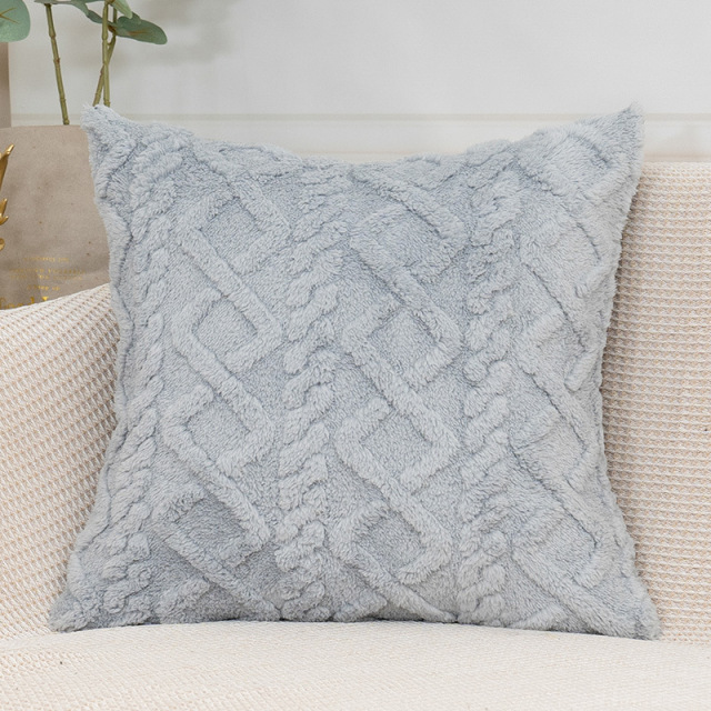 Pillowcase Decorative Home Pillows White Pink Retro Fluffy Soft Throw Pillowcover For Sofa Couch Cushion Cover 45x45 Pillow Hugs