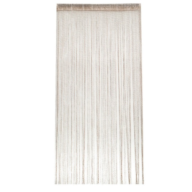 Glitter Door String Curtain Silver Ribbon Shiny Tassel Flash Line Curtain Valance for Window Room Home Decoration