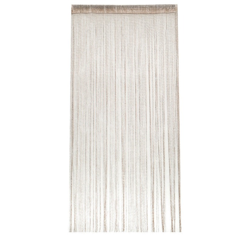 Glitter Door String Curtain Silver Ribbon Shiny Tassel Flash Line Curtain Valance for Window Room Home Decoration