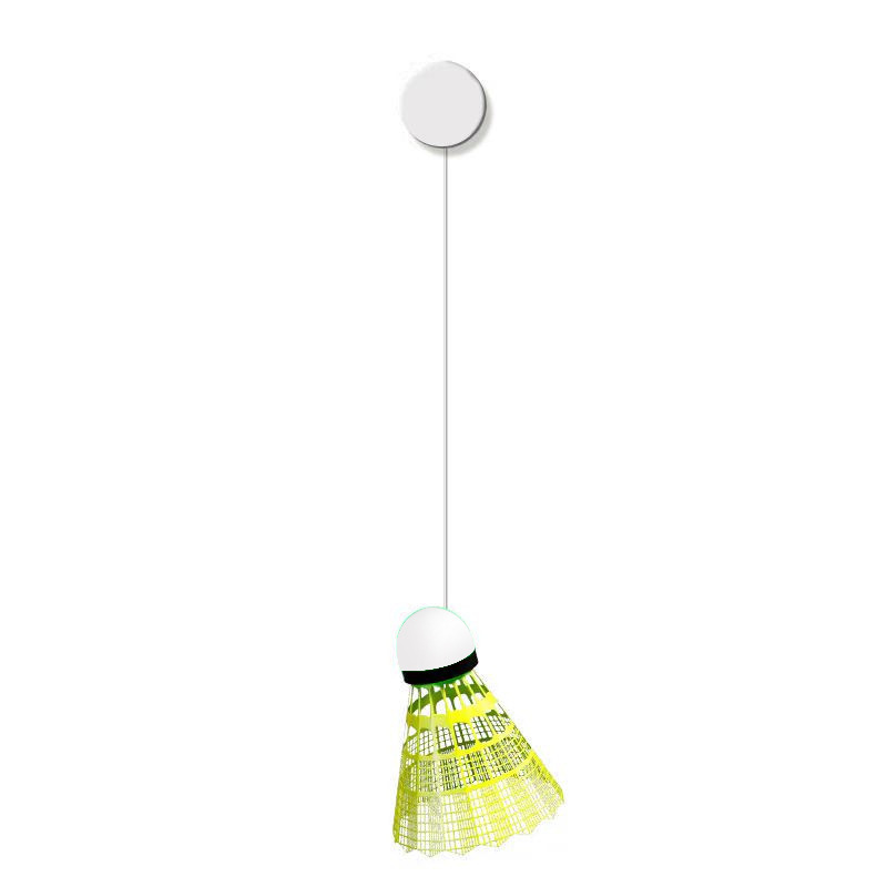 Self Study Badminton Trainer Portable Practice Robot Professional Stretch Badminton Training Tool Self-Study Shuttlecock Rebound