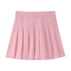 ZOKI White Women Pleated Skirts Summer High Waist Zipper Girls Dancing JK Mini Skirts Black Fashion Student A Line Faldas 2023
