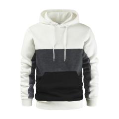 2023 Fashion Autumn Hoodies Men Sweatshirt Male Stitching Hooded Hip Hop Long Sleeve Sweatshirt Men Silm Hoodies Outwear
