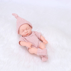 New Silicone Reborn Dolls 20cm Baby Reborn Toys Waterproof Vinyl Bebe Doll Cute Mini Reborn Baby Doll For Girls Birthday Gift