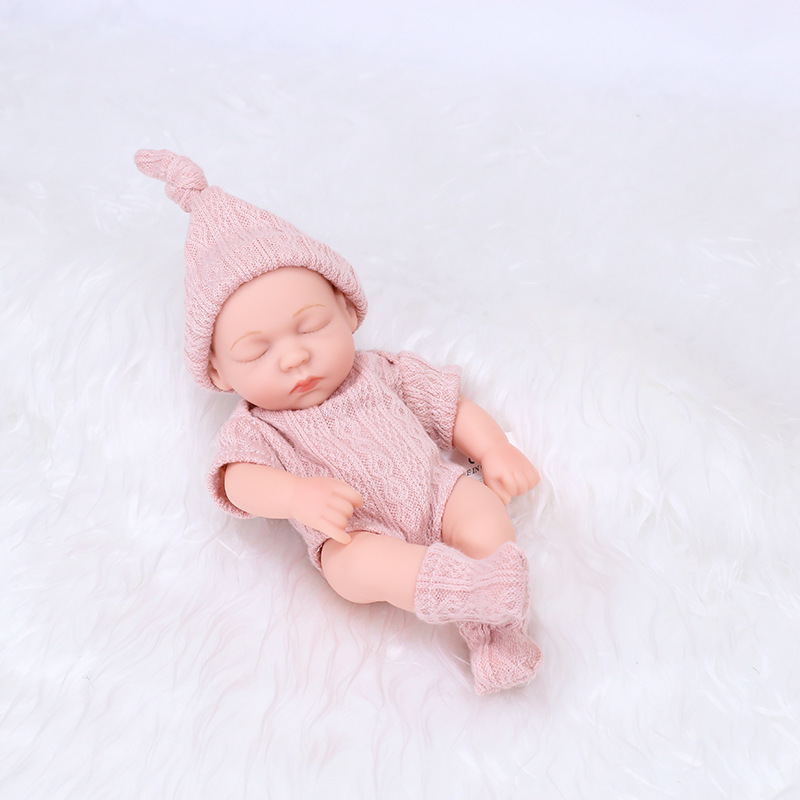 New Silicone Reborn Dolls 20cm Baby Reborn Toys Waterproof Vinyl Bebe Doll Cute Mini Reborn Baby Doll For Girls Birthday Gift