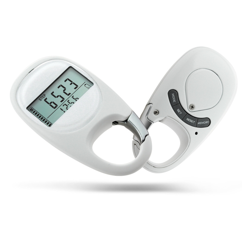 FITCENT Mini Digital Pedometer 3D Sensor Step Counter With Lanyard For Outdoor Sports Running Kids Men Women Walking Tracker