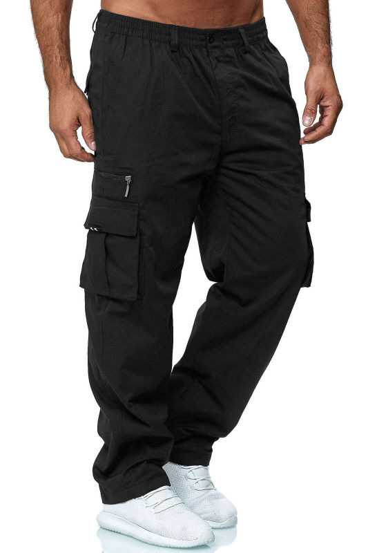 Men's Cargo Pants Mens Casual Multi Pockets Military Large Size Tactical Pants Men Outwear Army Straight Winter Pants Trousers